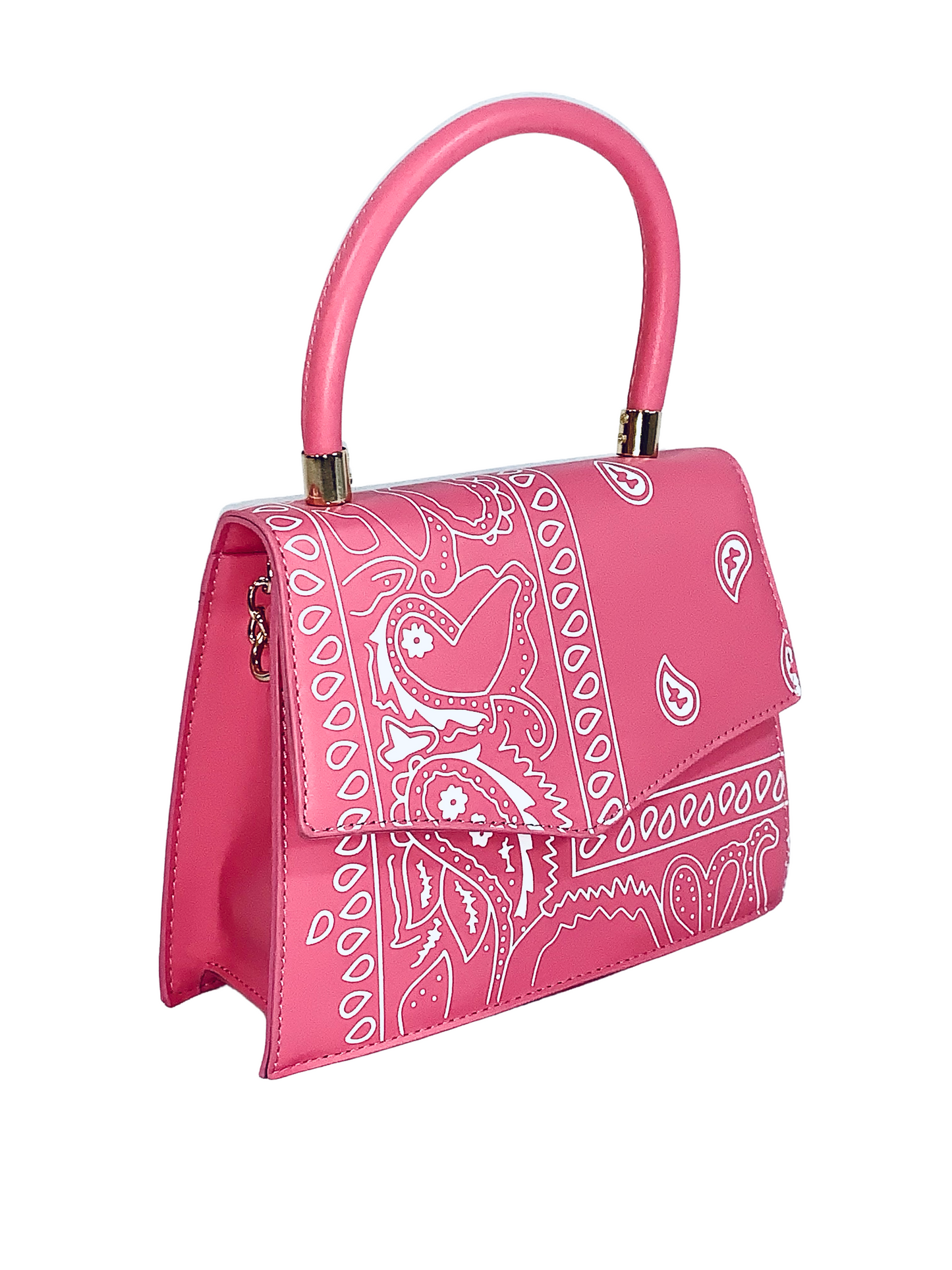 Bandana Bag Paisley Purse Top Handle Crossbody Shoulder Bag