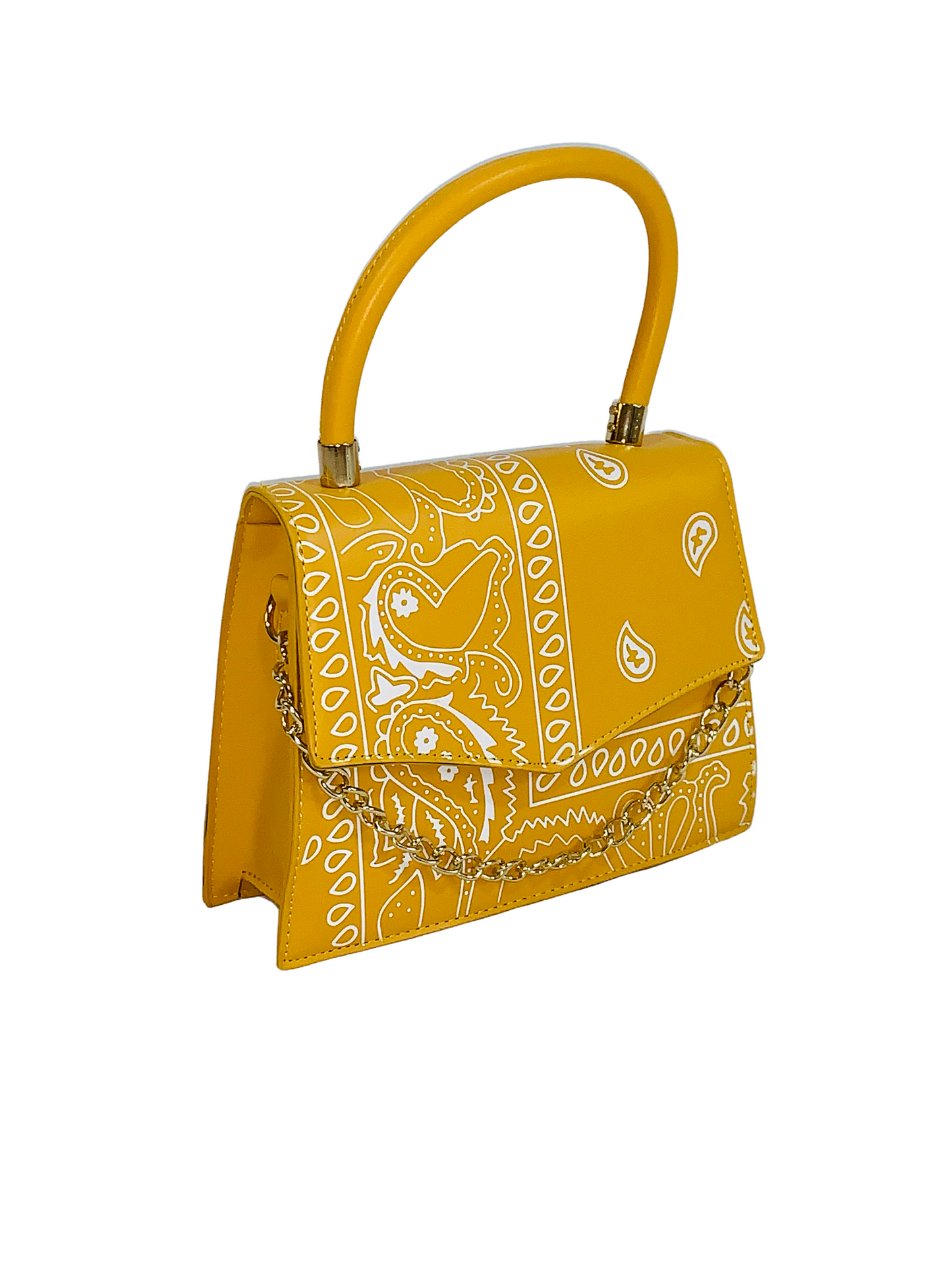 Bandana Bag Paisley Purse Top Handle Crossbody Shoulder Bag