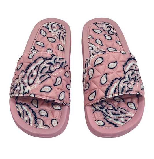 Pink bandana hot sale slippers