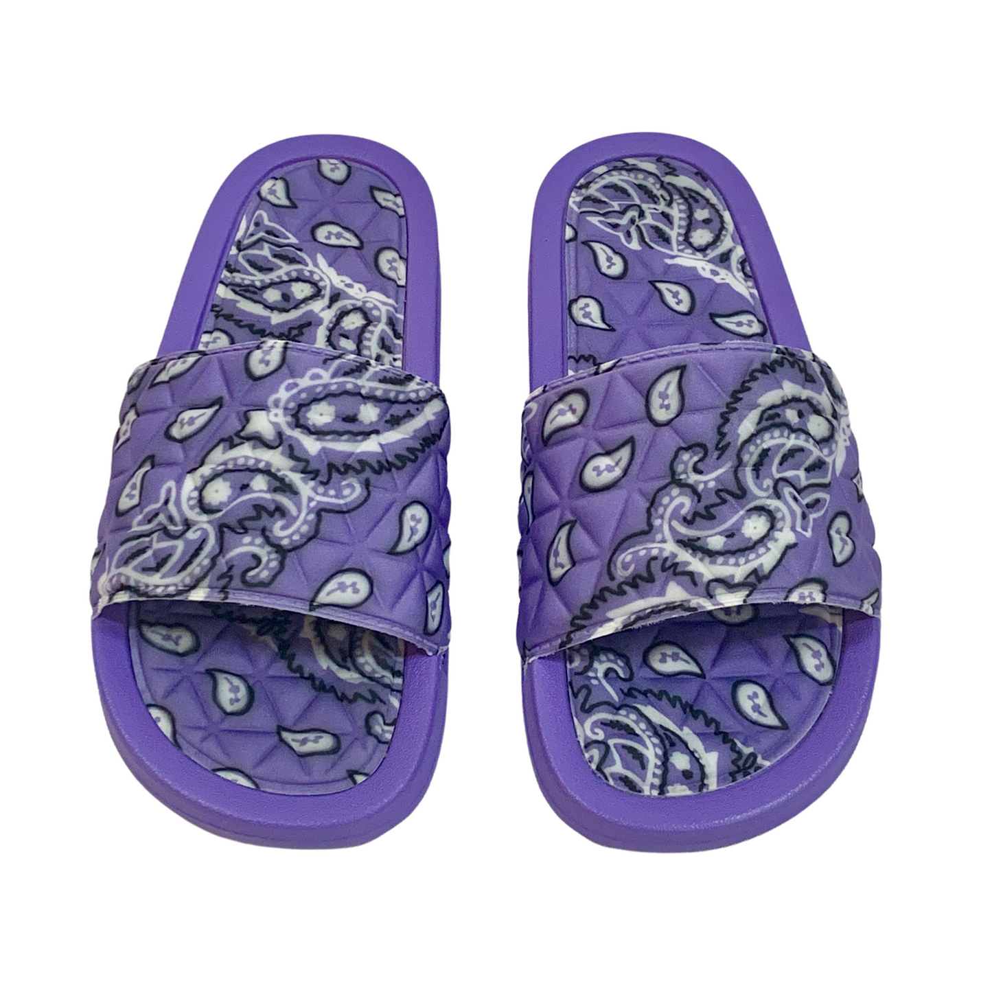 Women's Bandana Slides Paisley Slippers Bandana Sandals Open Toe