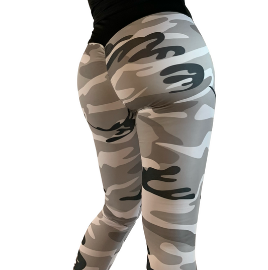 Scrunch Butt Leggings Camo Leggings Yoga Workout Casual Leggings