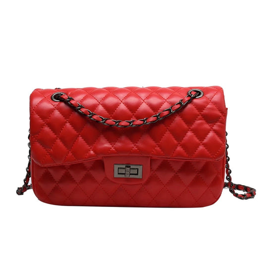 Quilted Chain Bag Shoulder Bag Crossbody Purse